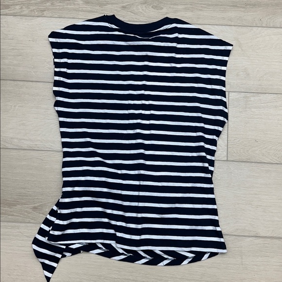 Old Navy Navy and White Striped Top - Picture 2 of 3